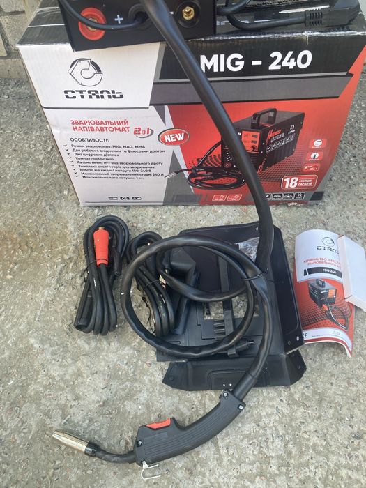 Зварювальний Напівавтомат інверторний MIG-240 PROFI,СТАЛЬ з гарантією