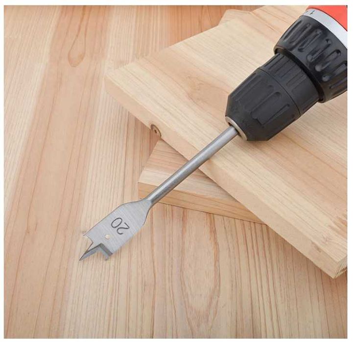 Wiertła do drewna łopatkowe 10-25mm 6 sztuk GUNPLA