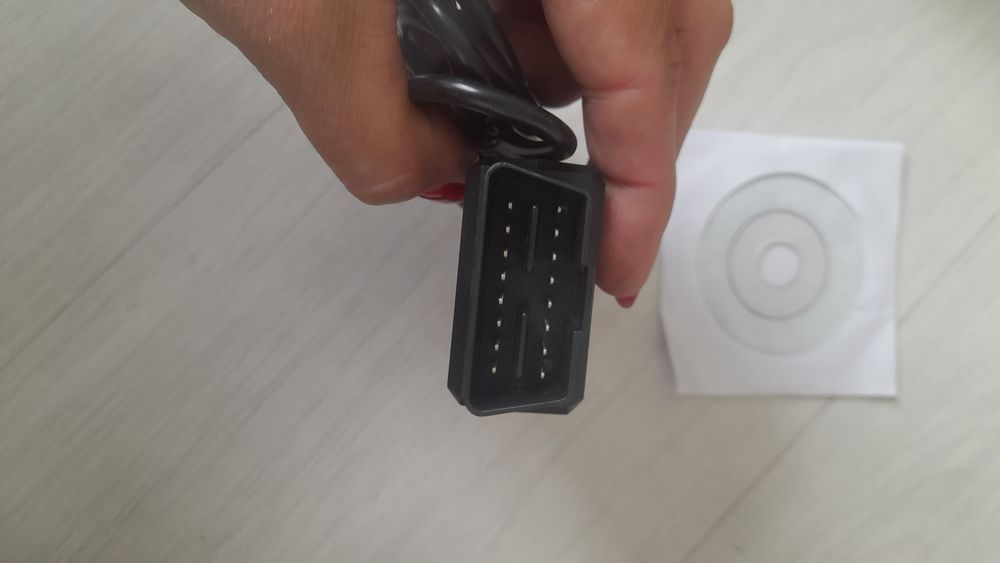 OBD2 kabel diagnostyczny interfejs ELM327 USB + PROGRAM