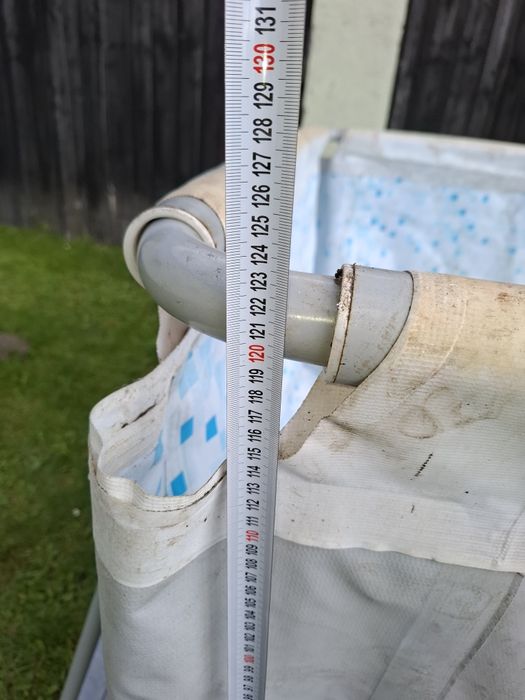 Sprzedam basen 170x380 wysoki 120 z drabiną