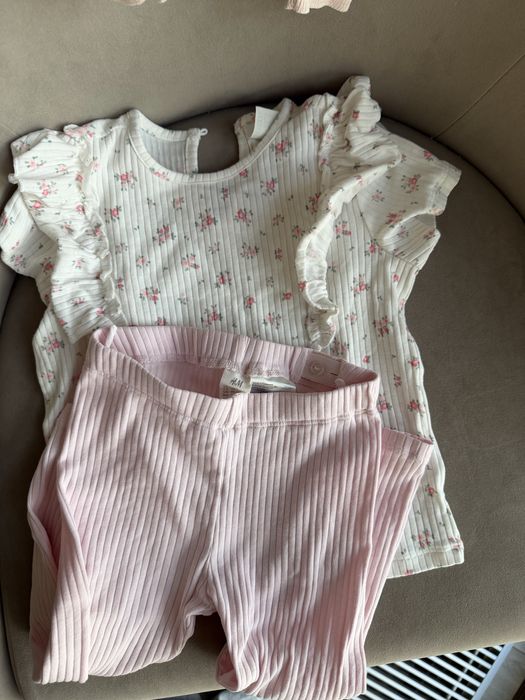 Літній Костюм у рубчик для дівчинки від H&M