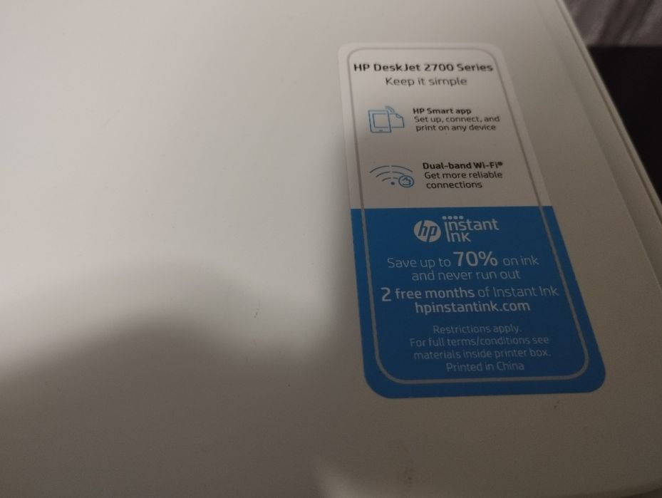 HP deskjet 2710 como nova