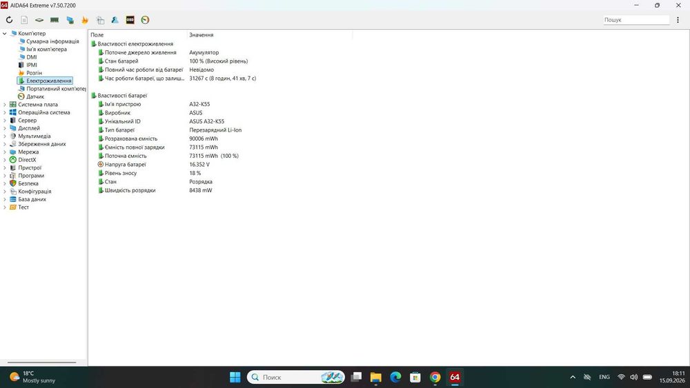 Asus TUF A15 FA507NU 15.6" 144Hz sRGB 100% Ryzen 7 7735HS 16/512 Гб SSD RTX 4050 6Гб 140Вт Ігровий , Гарантія