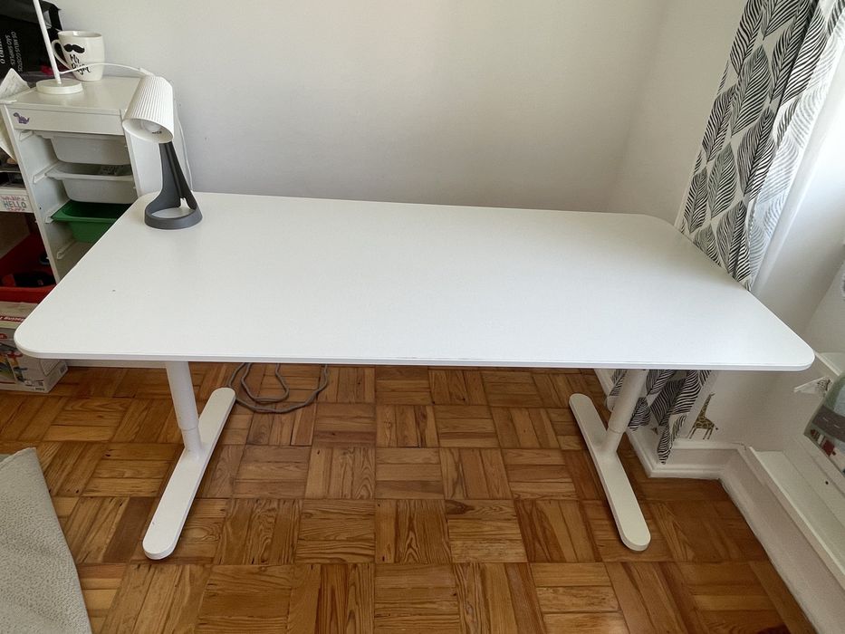 IKEA BEKANT Secretária, branco, 160x80cm