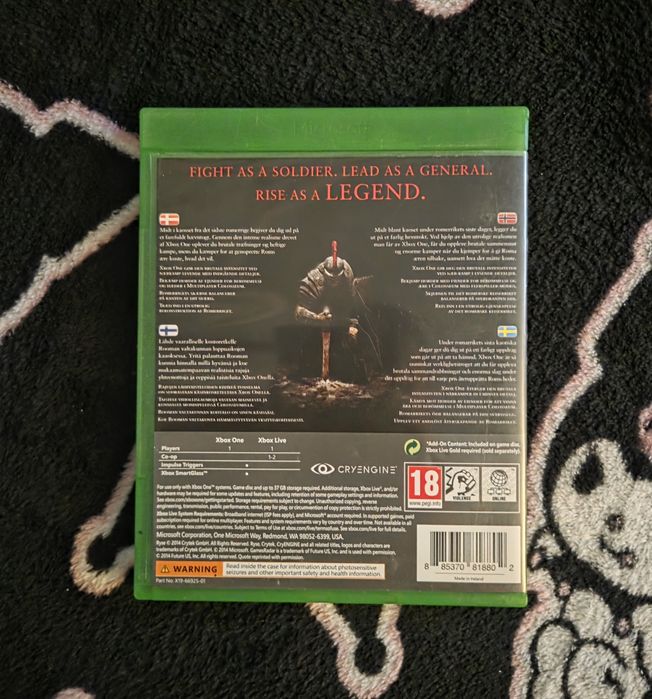 Ryse Son of Rome  - Xbox One