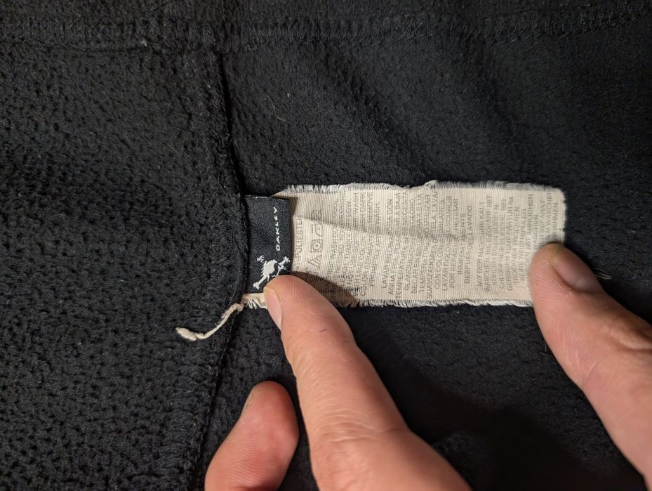 Вінтажна флісова кофта Oakley software y2k 00s gorpcore full zip jacket