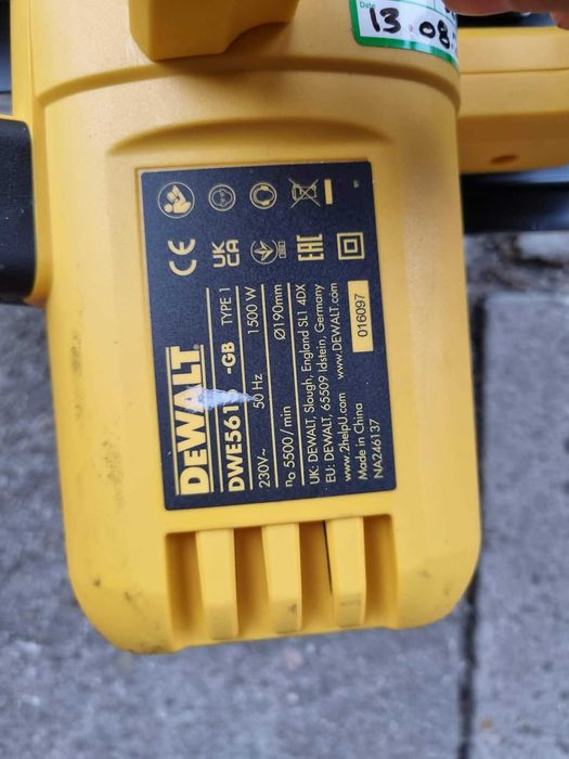Pilarka tarczowa Dewalt DWE5615