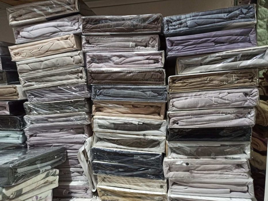 Постіль постільна білизна страйп сатин смужка Koloco Colorful home