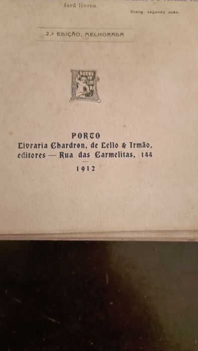Livro raridade "Sermões da Montanha"