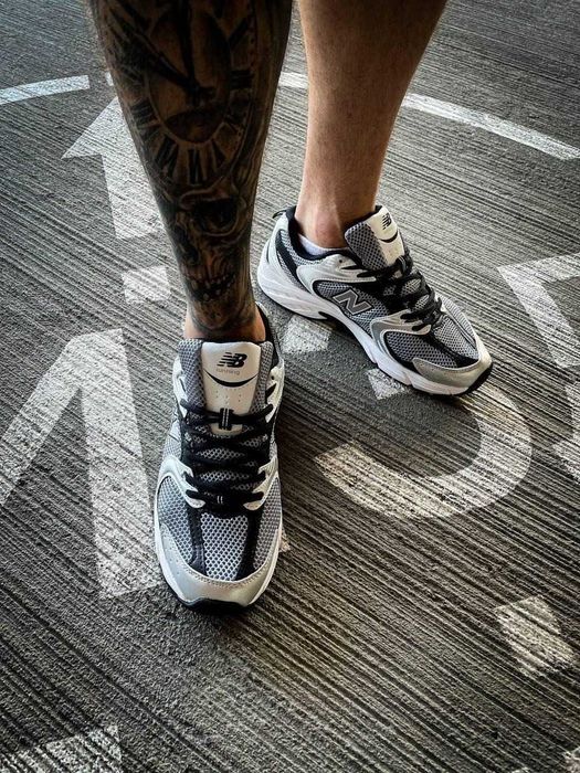 ‼️Останній 42/44 Розмір‼️Кроссовки Мужские New Balance 530 Black White/Кросівки Нью Беланс/Чоловічі NB 530