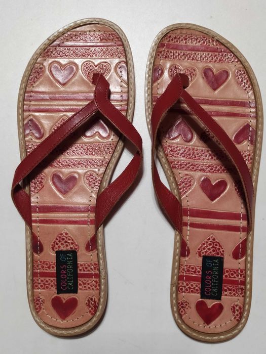Вьетнамки женские(шльопкисланцы)нат.кожа,Colors of Califonia.р.38,нові