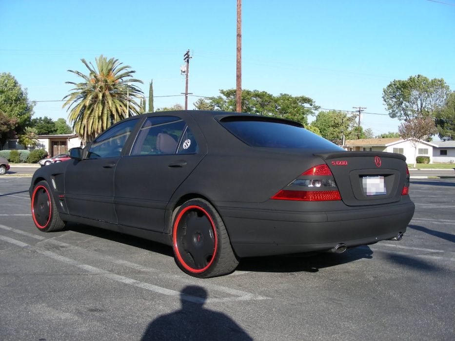 MERCEDES W220 Spoiler Blenda na szybe