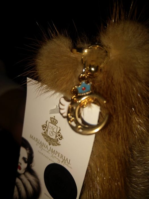 Capa p. Telemóvel em pêlo verdadeiro de Vison