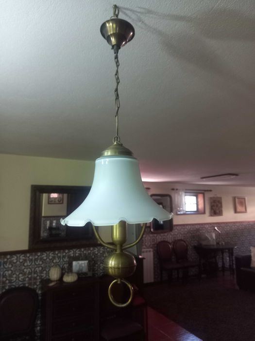 Candeeiro em latão