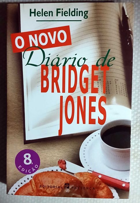 2 Livros Bridget Jones  - Helen Fielding  - Diário e Novo Diário