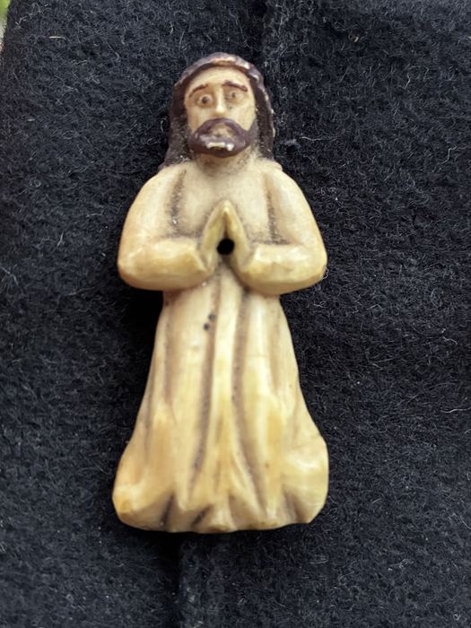 Cristo em osso indo português século XVIII