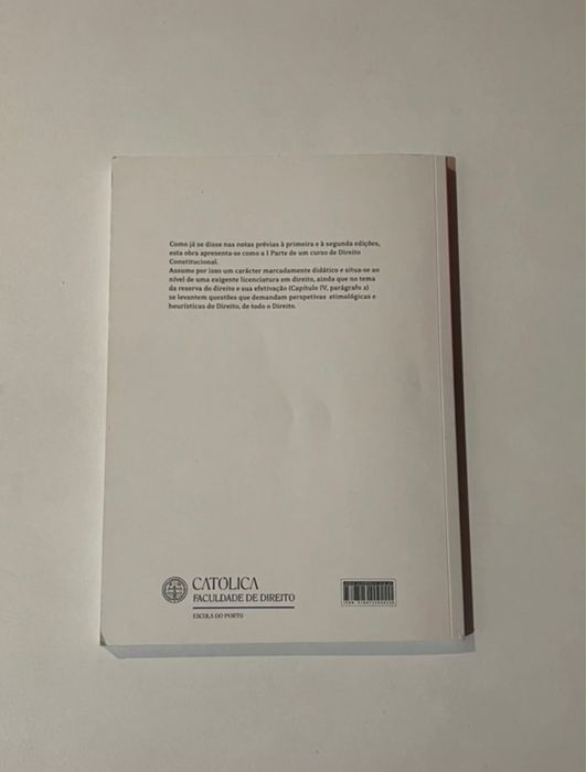 Teoria da Constituição - O que é a Constituição, hoje?