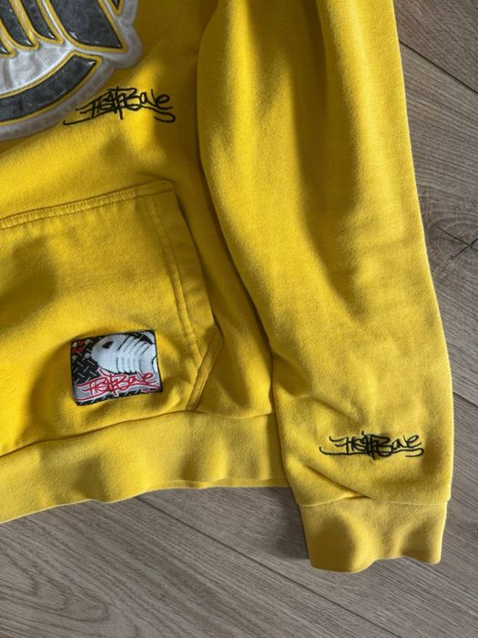 желтое худи fishbone sk8 y2k rap hiphop