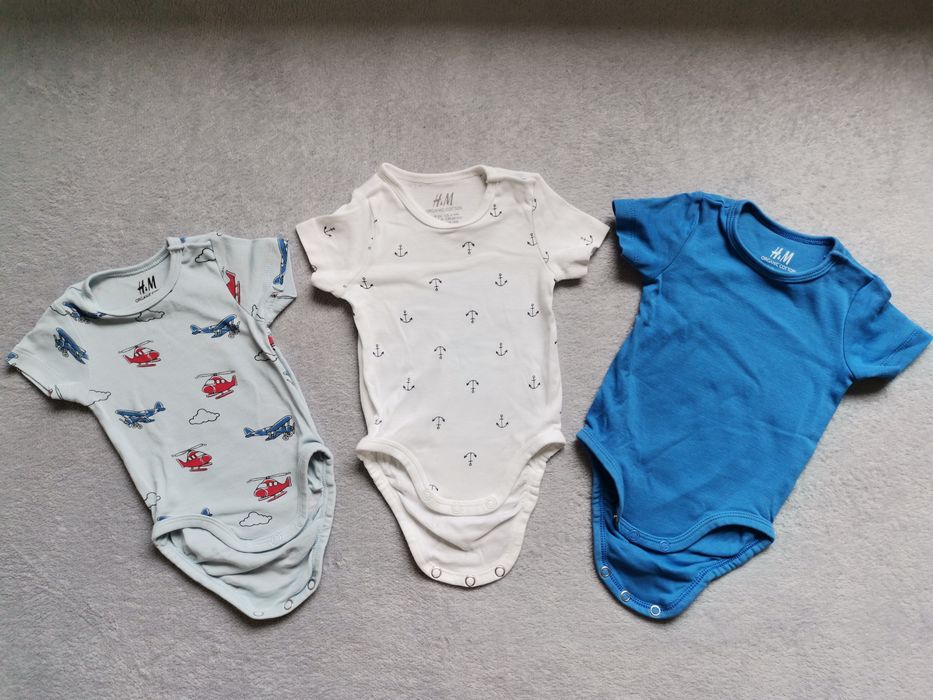 Body krótki rękaw rozmiar 62, 13szt, H&M,Reserved,Disney,Carters,Pepco