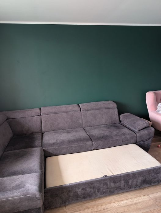 Narożnik 280x190 z funkcją spania i schowkiem