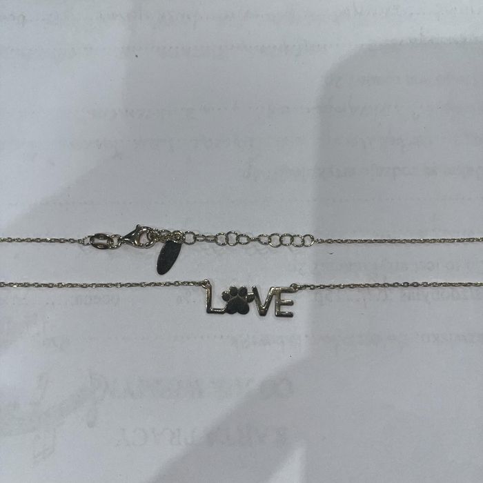 Pozłacany łańcuszek Love - Apart