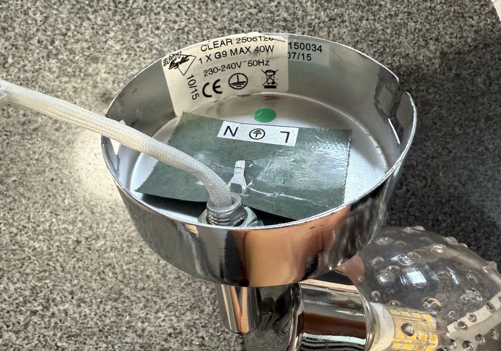 Lampy lampa kinkiet 2 szt kule kulki szklane srebrne  srebrne chrom