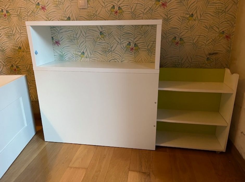 Cama individual com gavetões+cabeceira