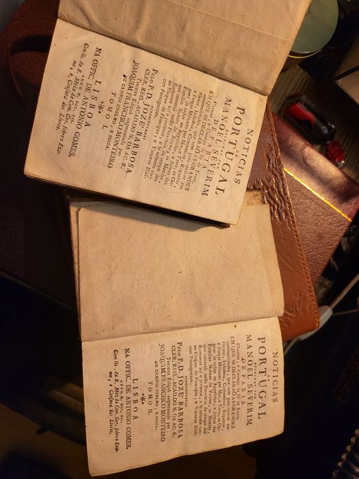 M. SEVERIM DE FARIA - Notícias de Portugal - 1791 (2 vols) NUMISMÁTICA
