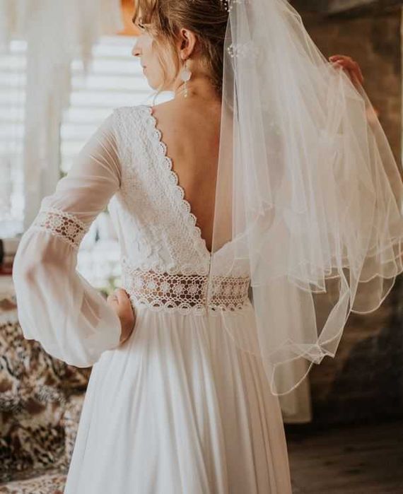 Suknia ślubna w stylu boho