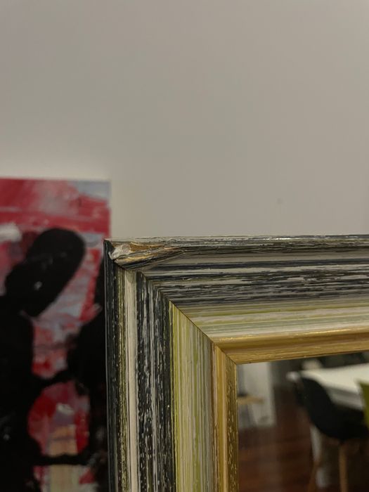 Espelho quadrangular para  sala de estar