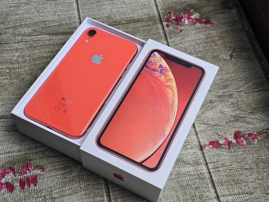 iPhone XR 64 Coral neverlock АКБ 88% идеальный айфон хр