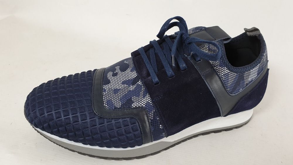 LUCIANO PARTELLI skórzane nowe ADIDASY męskie R 42