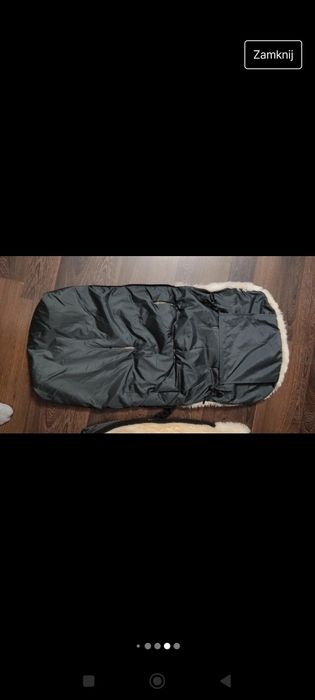 Zimowy śpiworek kaiser  paat . Skóra jagnięca ma sanki , do wózka