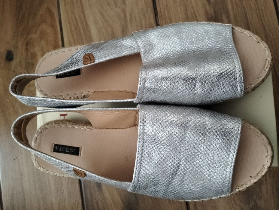 sandałki espadryle