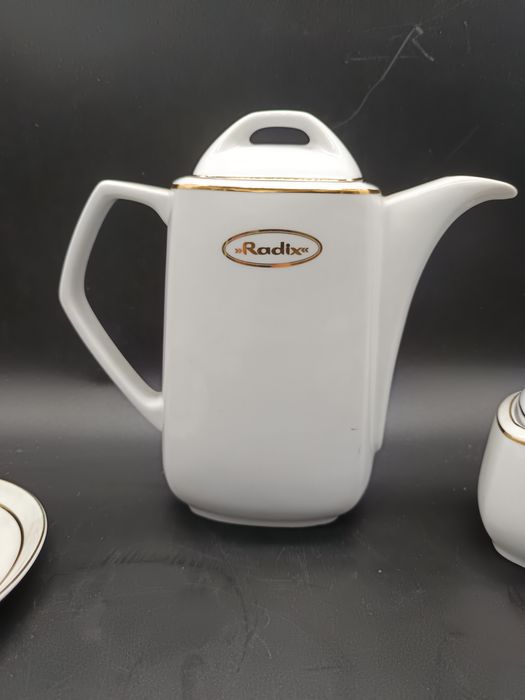 Zestaw Kawowy Ćmielów Pułaski, Firma Radix  ,PRL