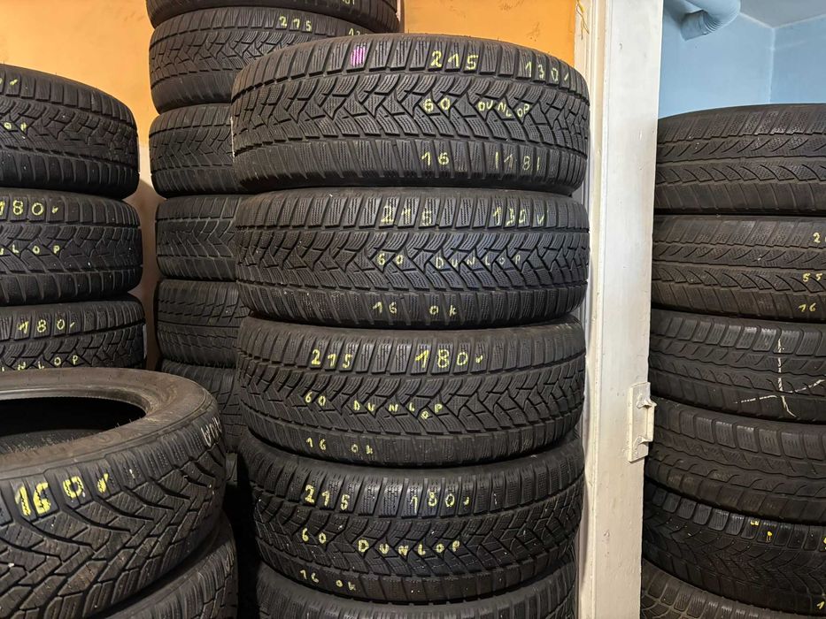 4X OPONY ZIMOWE 215/60R16 95H Dunlop Winter Sport 5 7.4MM 2018R