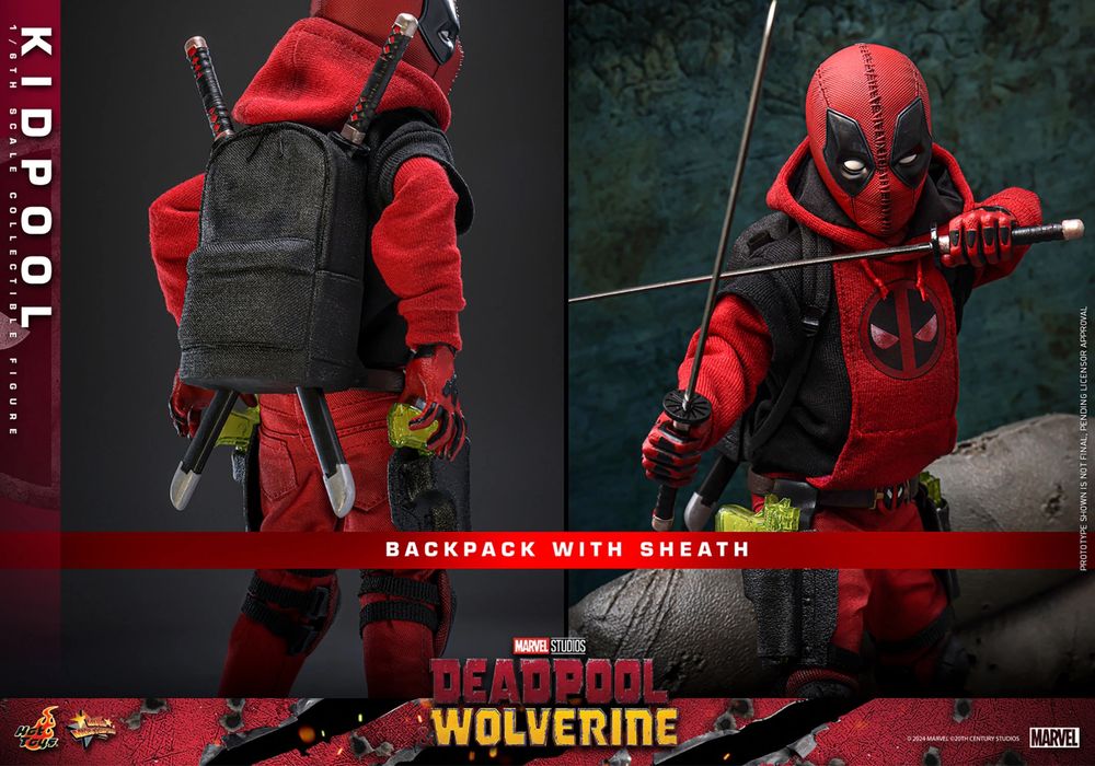 Фигурка 1/6 hot toys mms763 KIDPOOL Deadpool 3