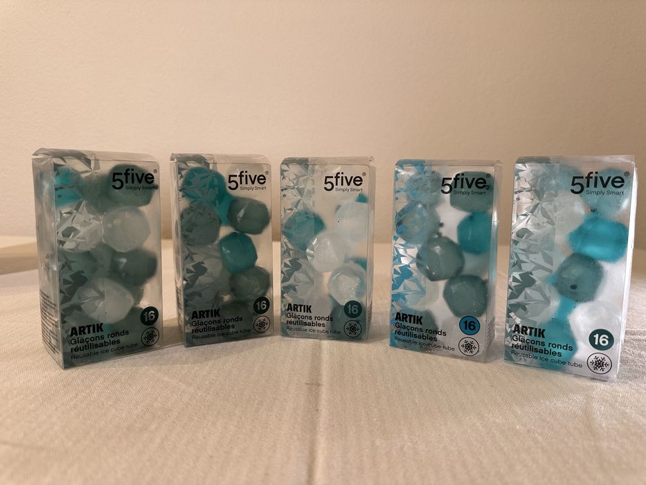 Kit Bar: Garrafeira + Balde Inox + 80 Cubos de gelo reutilizáveis