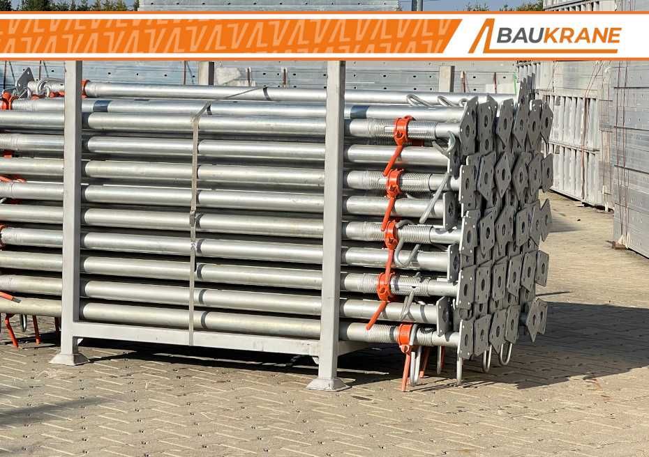 Szalunek na stropy 100m2, dźwigary, trójnogi, doki, podpory 20kN CC