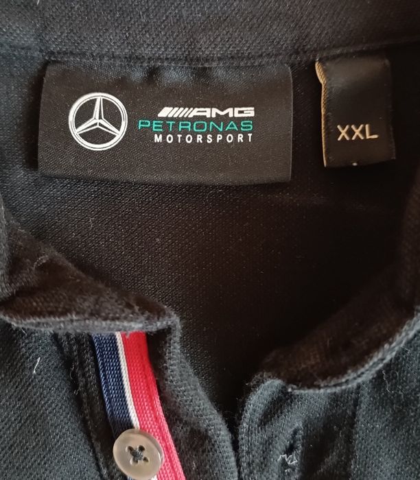 T-shirt polo Mercedes AMG petronas Tommy Hilfiger.
