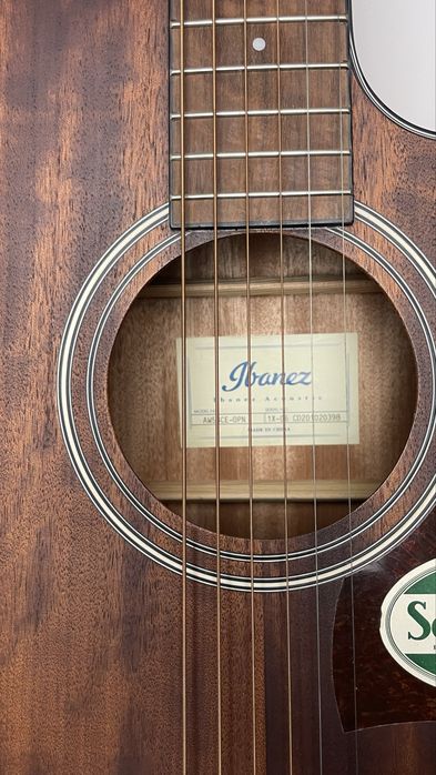 Ibanez AW54CE-OPN (Tampo Maciço) – Excelente Estado