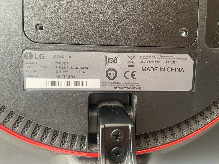 Monitor Gamer LG UltraGear 23.6" 144Hz 1ms