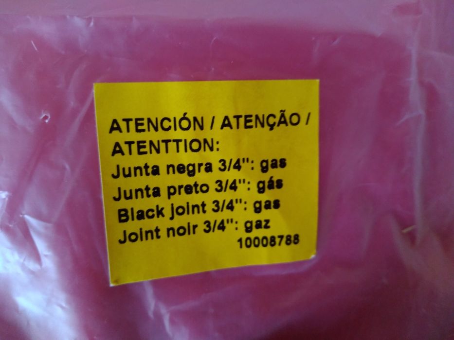 JUNTAS / curva/ bico para esquentador gás