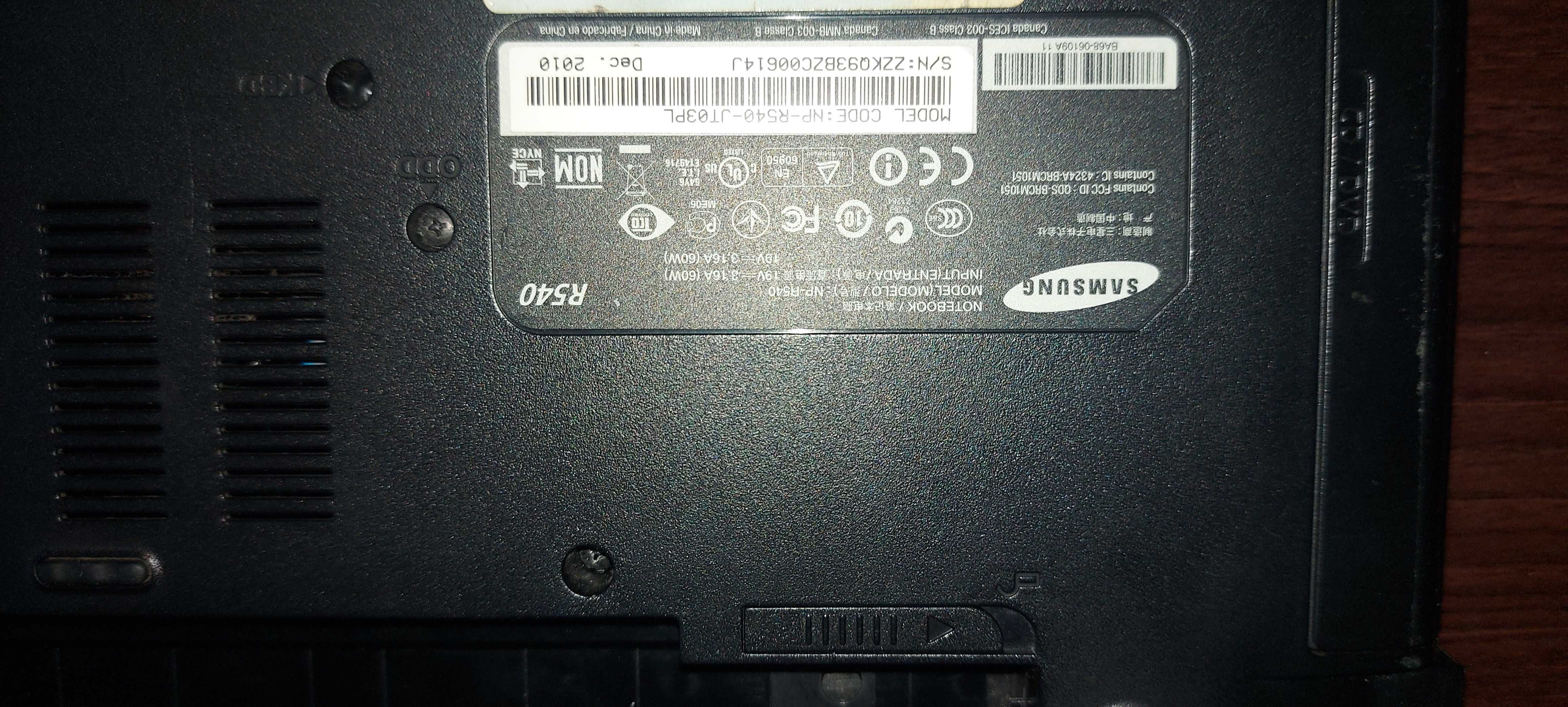 Laptop samsung R540 Świętochłowice • OLX.pl