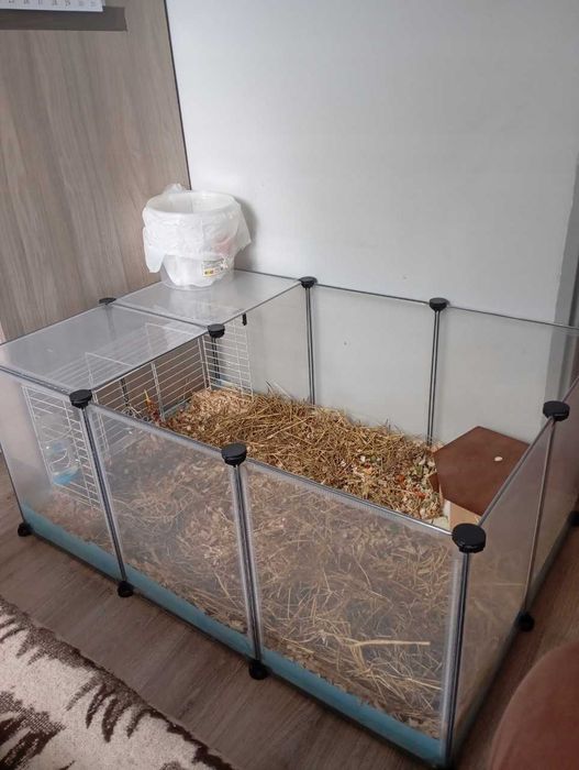 Kojec zagroda klatka dla królika świnki morskiej chomika 143x73x46 cm