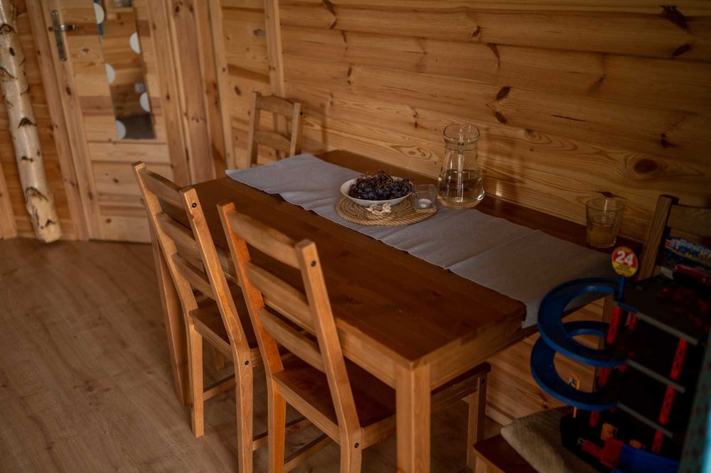 **Całoroczny Rajski Domek **2 domki po 6 osób*Bałtow**Wfi