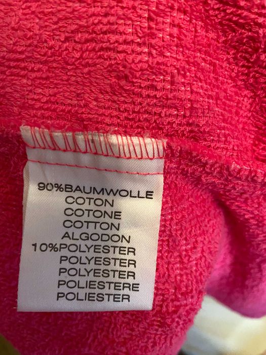 Хлопковый розовый халат