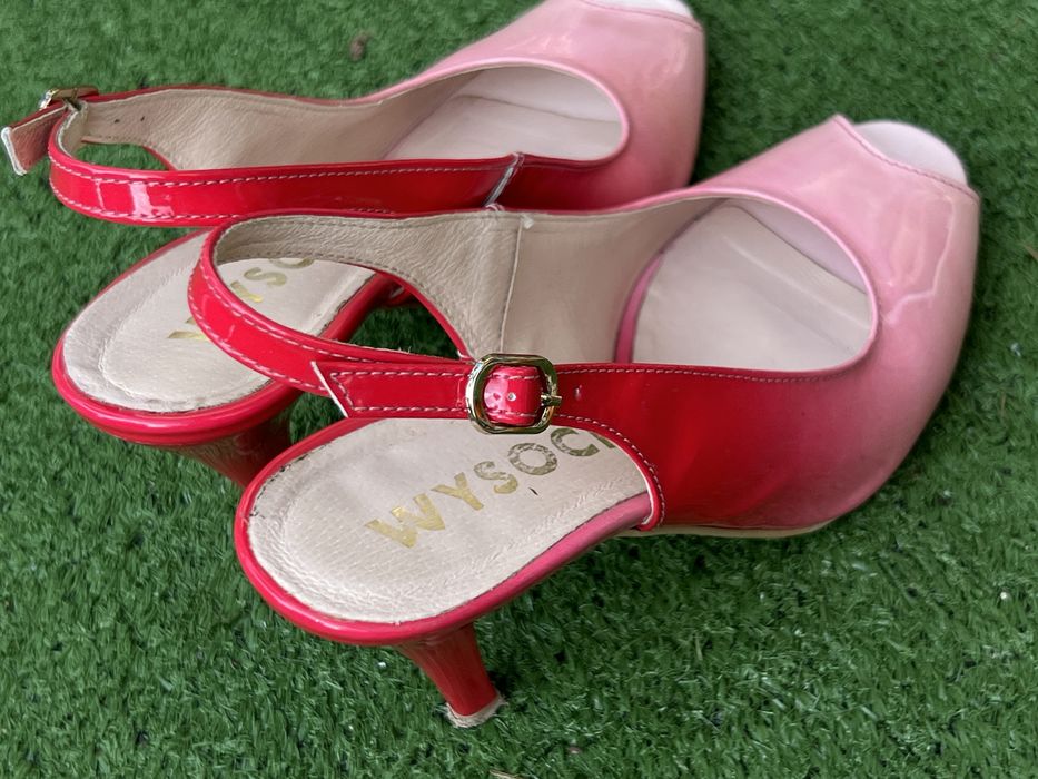 Szpilki różowe ombre r.37