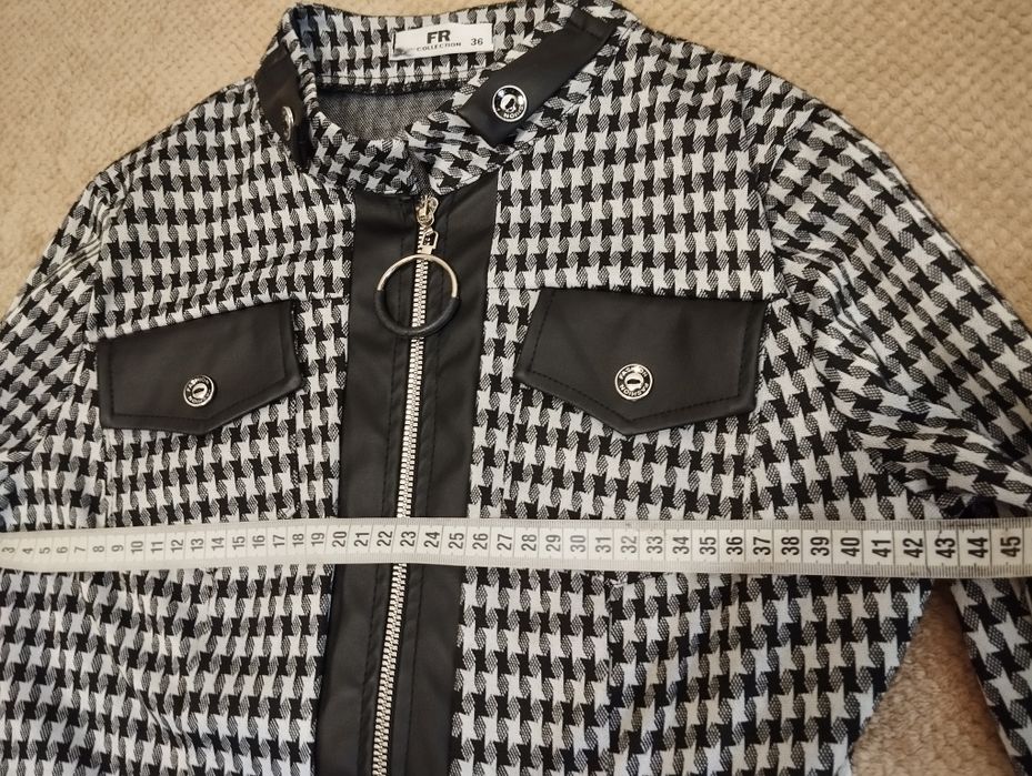 Платтье трикотаж+ екокожа