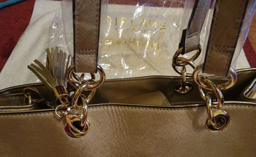 Nowa Elegancka złota torebka Oriflame